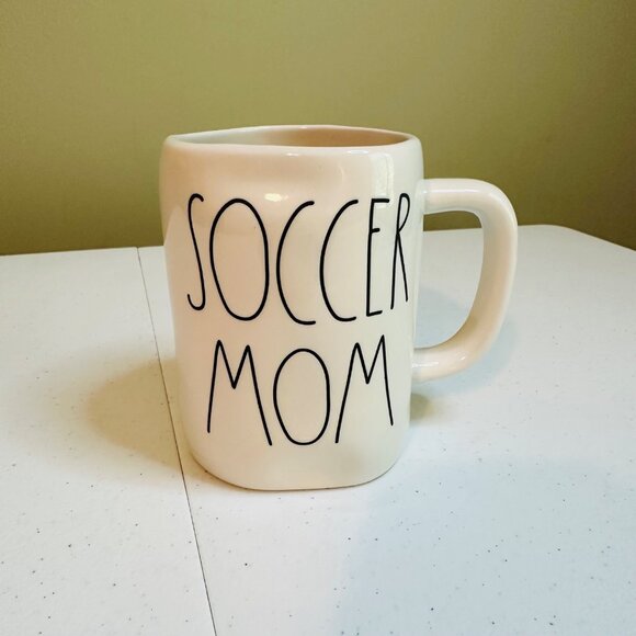 Rae Dunn Artisan Collection Ceramic Soccer Mom Mug - Dishwasher & Microwave Safe - Picture 1 of 6